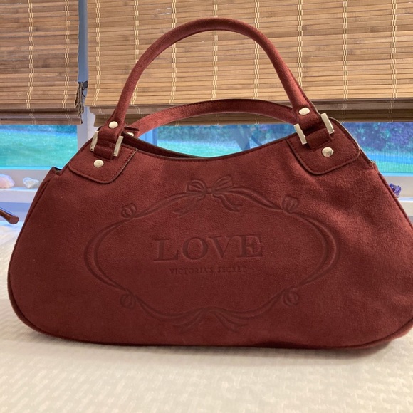 suede Victoria’s Secret LOVE handbag - Picture 1 of 1